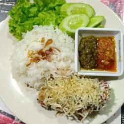 Ayam Bakar Pedas Manis Keju   Nasi