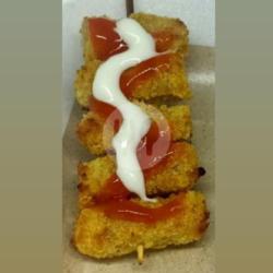 Naget Stik Bakar / Goreng ( 1 Tusuk Isi 5 Pcs)