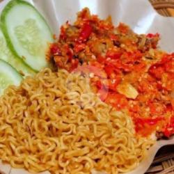 Ayam Mie Geprek Tanpa Nasi