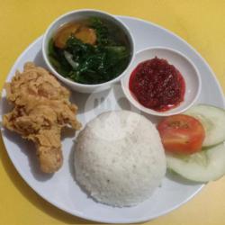 Nasi Sayur Ayam Crispy