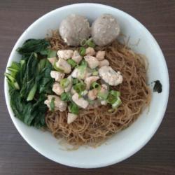 Bihun Ayam Lada Hitam Bakso Rebus