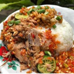 Sego Sambel Ayam Suwir