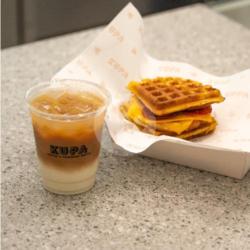 Kupa Waffle Set (savory) - Non Coffee