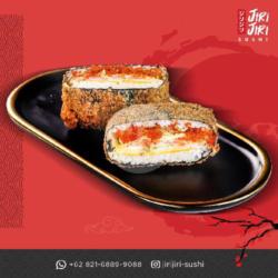 Fried Onigirazu Salmon