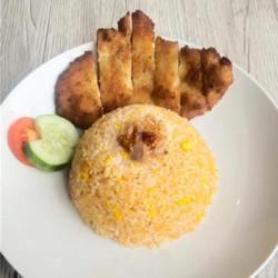 Nasi Goreng Butter Ayam Chicken Katsu