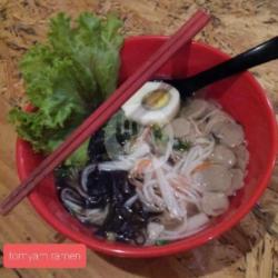 Tomyam Ramen (kuah Asem Pedas, Level Pedas 1 - 15)