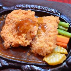 Double Steak Hot Plate (ayam)