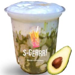 Ice Coffee Milk Avocado