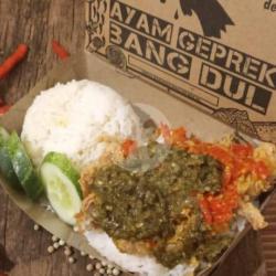 Nasi Ayam Geprek Merah Ijo Tidak Pedas