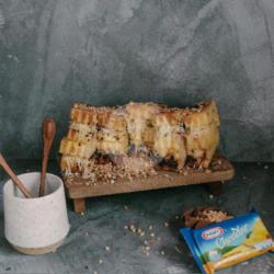 Roti Bakar Chocolate Campur Kacang Campur Keju (campur Atas Bawah 10 Potong)