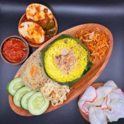 Nasi Kuning   Telor Balado