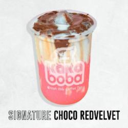 Signature Mix Choco - Red Velvet Boba