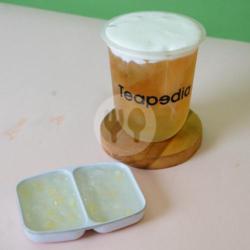 Lychee Tea Boba Popping