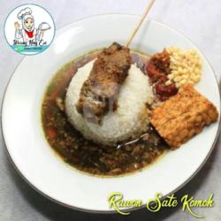 Rawon  Sate    Nasi