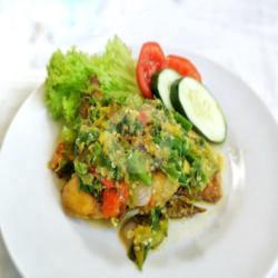 Ayam Penyet Cabe Ijo