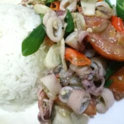 Nasi   Cumi Asin Cabe Ijo