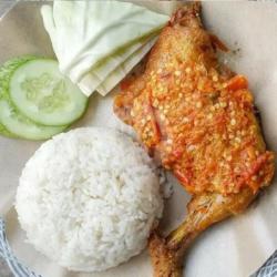 Paket Ayam Penyet Sambel Merah