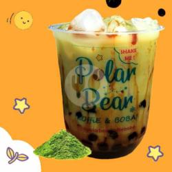 Brown Sugar Boba Matcha Milk ( L )