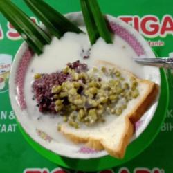 1 Mangkok Bubur Kacang Ijo Campur Ketan Item