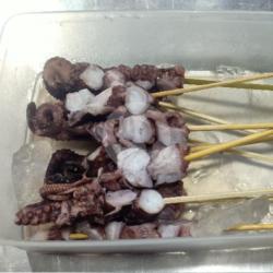 Sate Gurita Bakar Pedas Manis