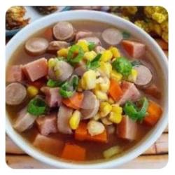 Sayur Sop   Sosis Mantap Segar Bergizi Sehat