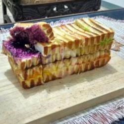 Roti Bakar / Kukus Blueberry