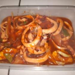 Cumi Asam Manis Pedas