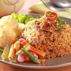 Nasi Goreng Paru   Es Teh Manis