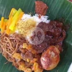 Bubur Rames Telur(pindang,balado/puyuh/opor)