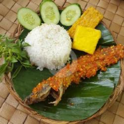 Paket Ikan Lele Penyet Komplit