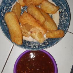 Singkong Goreng  Sambel