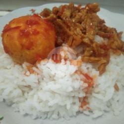 Nasi Telor Orek Tempe