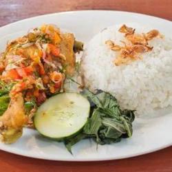 Ayam Goreng  Nasi Sambel Matah