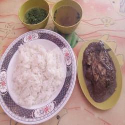 Ayam Napinadar   Nasi