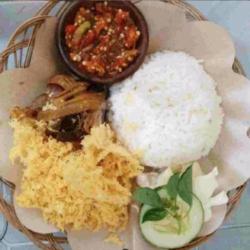 Paket Nasi Ati Goreng Kremes