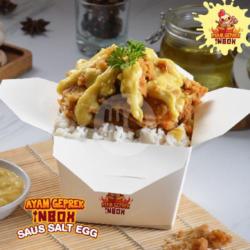 Ayam Geprek Inbox Saus Salted Egg