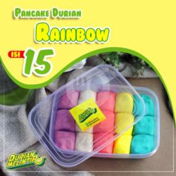 Pancake Durian Rainbow Isi 15