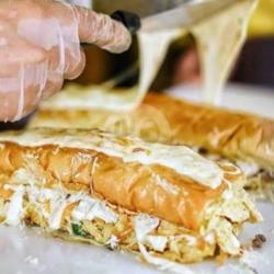 Roti John Panjang Ext Keju Moza