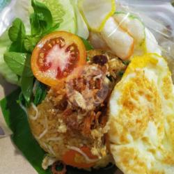 Nasi Goreng Vegetarian Telur Pisah