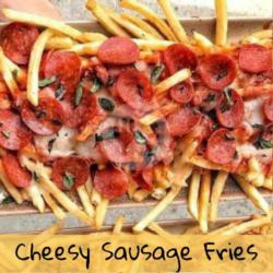 Cheesy Sausage Fries