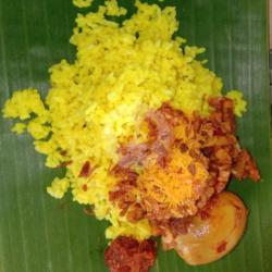 Nasi Kuning Ikan   Telor