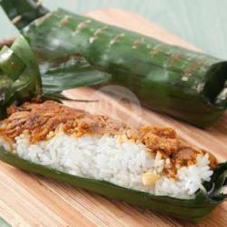 Nasi Bakar Ayam Suwir Pedas