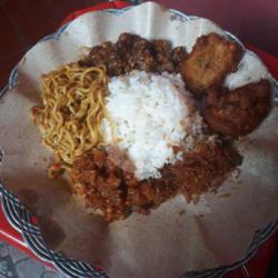 Nasi Campur Dadar Jagung