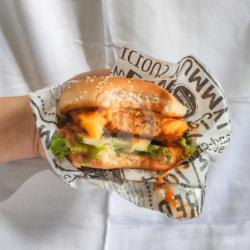 Hot Korean Chicken Burger