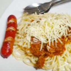 Spaghetty Bolognaise N Sausage