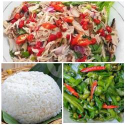 Paket Ayam Suwir Sambal Matah