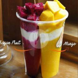 Jus Mix 2 Rasa Mangga   Buah Naga