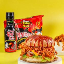 Extra Spicy Samyang Burger