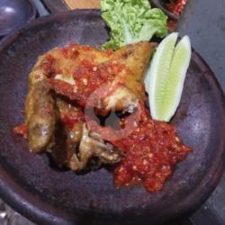 Ayam Sambel Penyet   Nasi