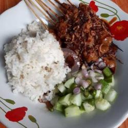 Sate Ayam Lemak / Nasi